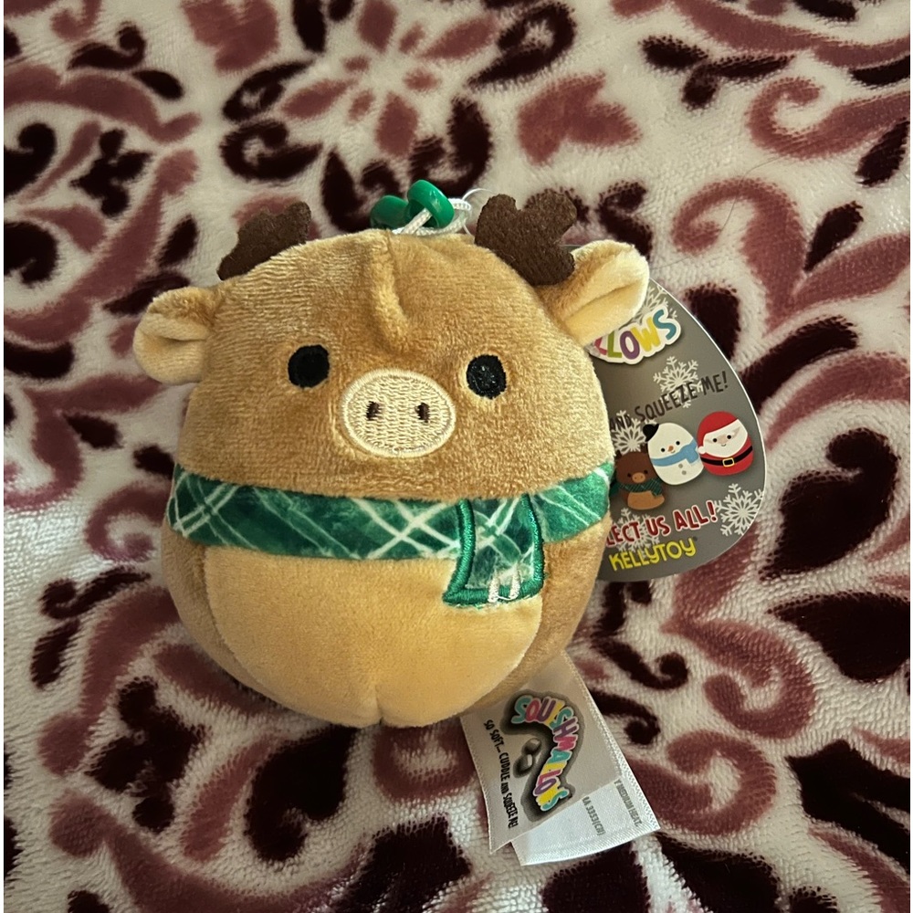 Squishmallows Reindeer Clip-on Collectible